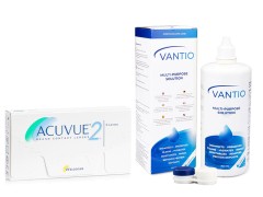 Acuvue 2 (6 φακοί) + Vantio Multi-Purpose 360 ml με θήκη