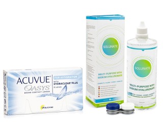 Acuvue Oasys for Astigmatism (6 φακοί) + Solunate Multi-Purpose 400 ml