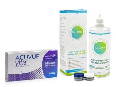 Acuvue Vita (6 φακοί) + Solunate Multi-Purpose 400 ml με θήκη