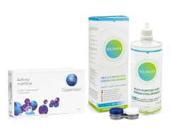 Biofinity Multifocal (3 φακοί) + Solunate Multi-Purpose 400 ml με θήκη