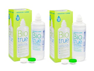 Biotrue Multi-Purpose 2 x 300 ml με θήκες