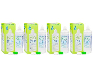 Biotrue Multi-Purpose 4 x 300 ml με θήκες