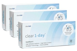 Clear 1-day (90 φακοί)