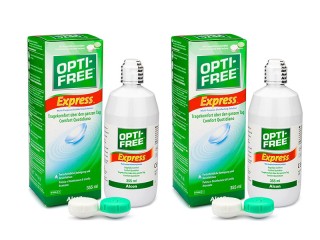 OPTI-FREE Express 2 x 355 ml με θήκες