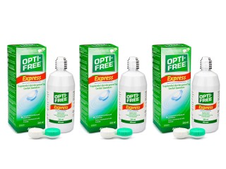 OPTI-FREE Express 3 x 355 ml με θήκες