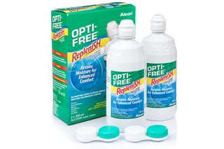 OPTI-FREE RepleniSH 2 x 300 ml με θήκες