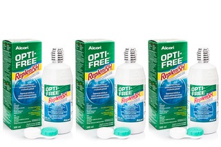 OPTI-FREE RepleniSH 3 x 300 ml με θήκες