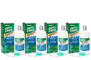 OPTI-FREE RepleniSH 4 x 300 ml με θήκες